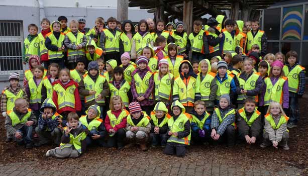 Sicherheitswesten fuer Schueler