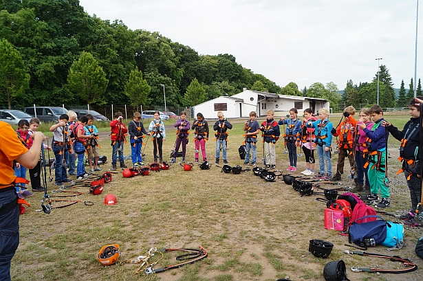 4b im Kletterpark